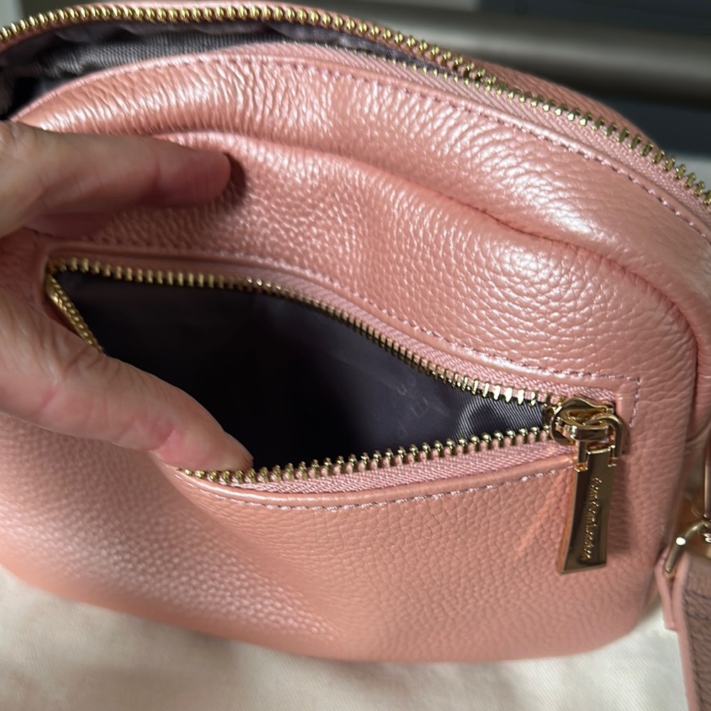 Chic Rose Gold Crossbody Bag bundle with Gold Hardware - Picture 8 of 11